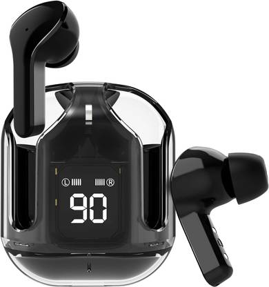 spellcell Latest 2025 Earbuds with Touch screen display Noise cancelation Music Gaming Bluetooth