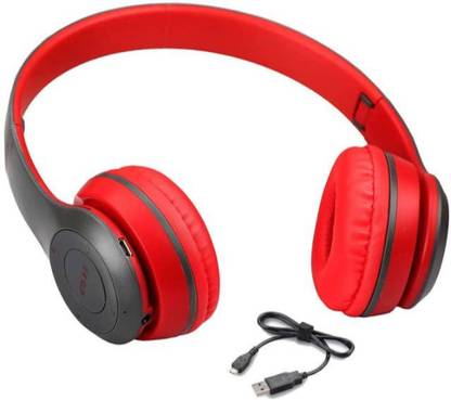 TWS UPM-Latest PP47 With Mic & FM+SD Card Support With 219 Hour Battery Backup Bluetooth & Wired