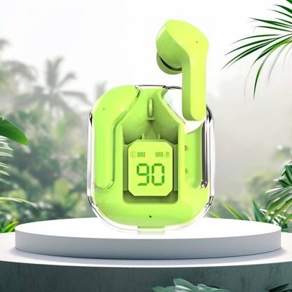 Clairbell Earbuds Max UltraPods Transparent Charging Case With LED Digital Display K335 Bluetooth
