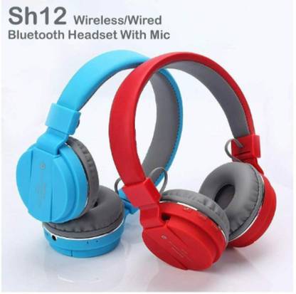 Clairbell y84_SH12 Wireless Headphones with Bluetooth, Built-in Microphone, SD Card Slot Bluetooth