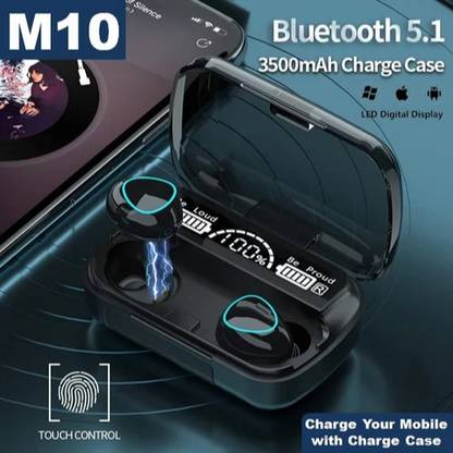 FRONY AT_564A_M10 TWS BLUETOOTH WIRELESS IN EAR EARBUD & GAMING HEADSET WITH MIC Bluetooth