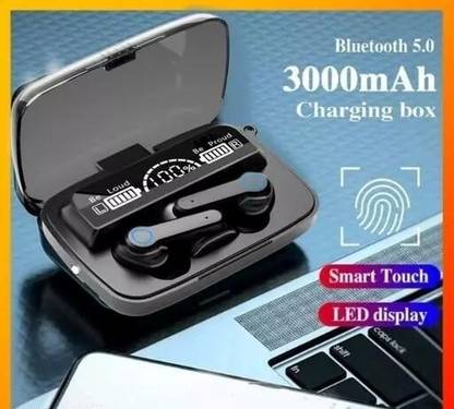 PARYUSHI M19 EarbudsTWS/ DJ19.1 Earbuds with 280H Playtime, Headphones with Power Bank Bluetooth