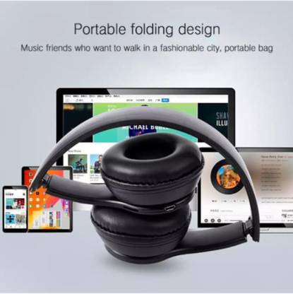 HUKF HFJ-Tune Active Noise Cancelling, 35Hr Playtime, Fast Pair & Multi Connect Bluetooth & Wired