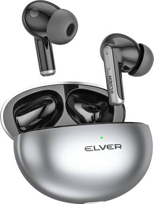 Elver Buds X - Dual ANC+ENC, 50H+ Playback Time, Touch Controls, Type-C Fast Charging Bluetooth