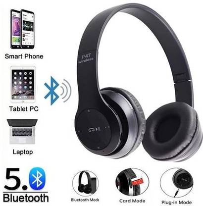 TABARET Headphone Multifunctional Stereo Wireless Bluetooth Headphones Bluetooth