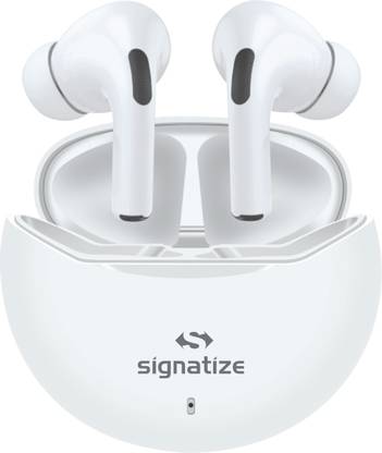 SIGNATIZE Wireless in Ear Earbuds Big Speaker Drivers, 20H Playtime, Touch Control TWS Bluetooth without Mic