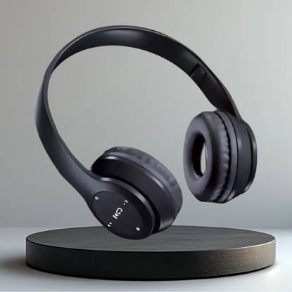 AIZINA Foldable On-Ear Headset with HD Stereo Sound and Detachable Gaming Mic_PX Bluetooth & Wired