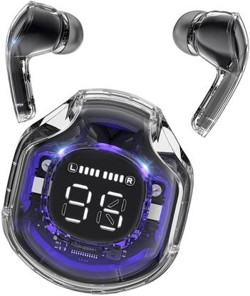 Qvee Buzz 24 Hours Playtime with Deep bass Fast Charging Tech Earbuds Airpods Bluetooth Gaming