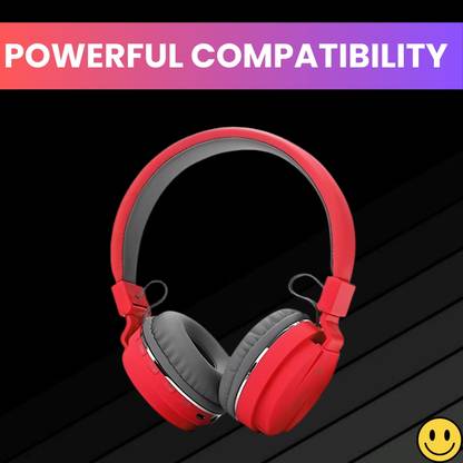 SACRO SH12 Wireless Headphone, BT5.1 Headphones With 48 Hrs Music PlaytimeZ297 Bluetooth