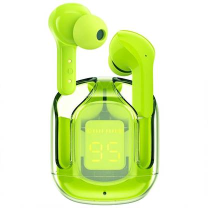 TecSox UltraPods Type C Bluetooth Earphone In Ear Comfortable In Ear Fit Green Bluetooth