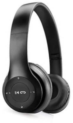 TWS XDQ-Latest PP47 With Mic & FM+SD Card Support With 100 Hour Battery Backup Bluetooth & Wired