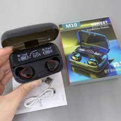 FRONY AT_574A_M10 TWS BLUETOOTH WIRELESS IN EAR EARBUD & GAMING HEADSET WITH MIC Bluetooth