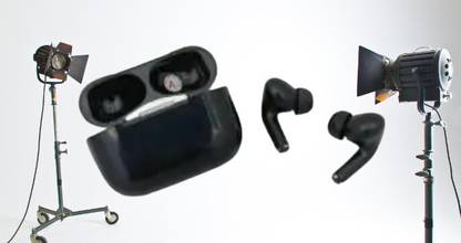 JQVA TWS Flex True Wireless Earbuds with Mic & Charging Case – Stealth Black Bluetooth