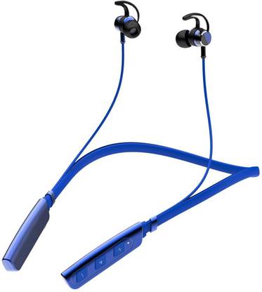 CIHYARD CH-2 Pull - 24 Hours Playtime Bluetooth Headphone Neckband Earphone (Blue) Bluetooth