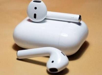 AJ HUB Wireless Bluetooth Headset i12 With Active Noise Cancellation And Charging Case Bluetooth