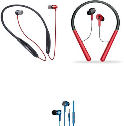 LEVELPLUS Crush & Magnus With Octave Neckband Combo 45 Hours Playtime Bluetooth