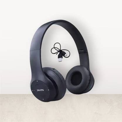 GDS On-Ear Bluetooth Headphones with HD Audio, Built-In Mic for Gaming and Calls_4J Bluetooth & Wired