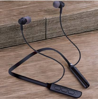 house of common Magnetic Earbud Neckband, Wireless Connectivity, Superior Bass_MN Bluetooth & Wired
