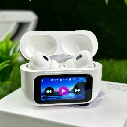 BOURT Air Pods Pro 2nd Generation Bluetooth Earbuds with Fast Charging-White Bluetooth