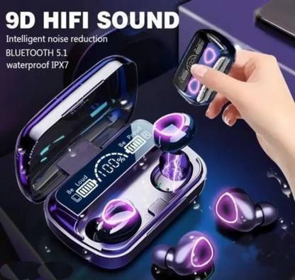 Paradox M10 TWS Bluetooth 5.1 Headset 9D Stereo Sports Waterproof Earbuds Headset Bluetooth