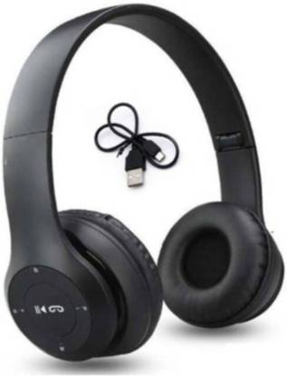 HUKF XKXC-Wireless Headphones I 22 Hrs PlaytimeI 40MM Drivers I Foldable Bluetooth & Wired