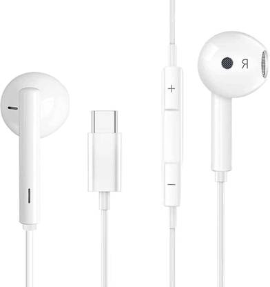 Qvee Original iphone USB-C Earphones For iPhone 15 15Plus 15Pro 15 PRO MAX Headphones Wired