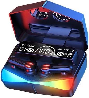 Zenx Bluetooth Headset TWS Gaming Earbuds M28 with upto 48H Playtime Powerbank Bluetooth
