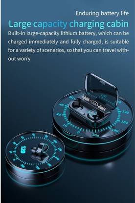 Clairbell 19v_M10 Wireless Noise-Cancelling Earbuds: Bluetooth, AI Touch, 280H Playtime Bluetooth