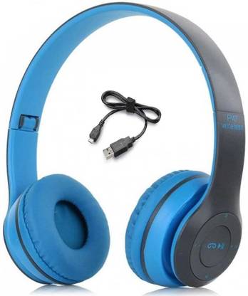 Worricow On-Ear Headphones, Foldable Design, Pure Bass,Lightweight and Comfortable Bluetooth Gaming