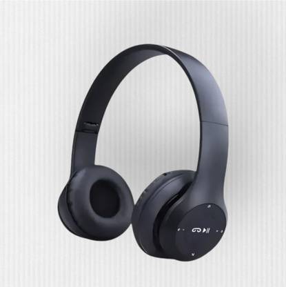 house of common Wireless Studio Headphones with Aux Support for Professional and Casual Use_R9 Bluetooth & Wired
