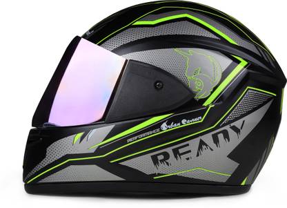urban carrier ABS Material Full Face Rainbow Visor Helmet, UV Scratch Resistance Motorbike Helmet