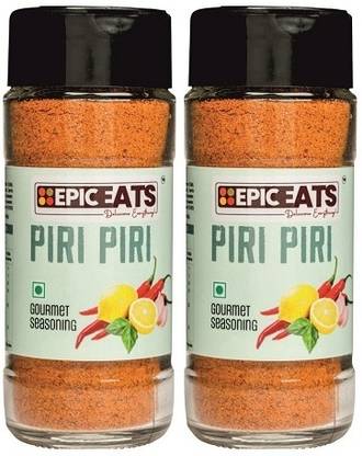 EPICEATS Peri Peri Seasoning|100% Pure | Excellent flavour |Premium Herbs|Pack-2