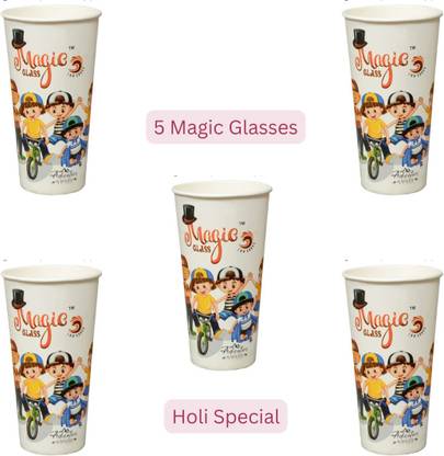KHG 5 Magic Glasses Holi Color Paste Pack of 5