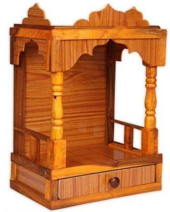 Ssp Handmade Wooden temple for home /office /shop Engineered Wood Home Temple