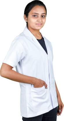 LATHIYA UNIFORM DOCTER COAT HALF 007 Shirt Hospital Scrub