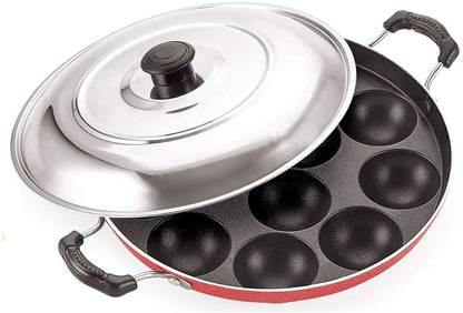 MITHALI Appam Pan/Appam Maker/Pan Cake/guntapongadalu pan/appam kadai/Pongan Induction & Standard Idli Maker