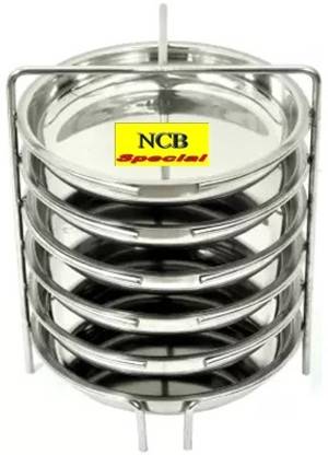 NCB NCB-SS 6-PLATES DHOKLA PLATE AND STAND Induction & Standard Idli Maker