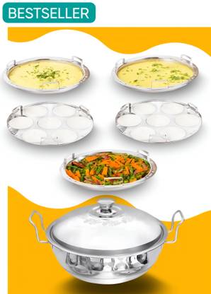 SS ENTERPRISE PLAIN IDLI KADAI Standard Idli Maker