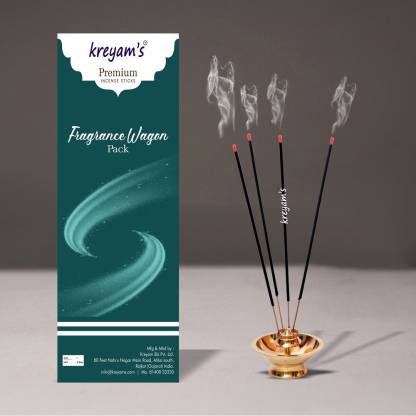 Kreyam's Fragrance Wagon Pack Agarbatti Dhup Batti Incense Sticks 