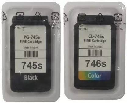 HYNEAR PG745S Black + Tri Color Combo Pack Ink Cartridge