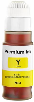 canoff GI-70 Refill Ink for PIXMA GM2070, GM4070, G5070, G6070, G7070 Printers Yellow Ink Bottle