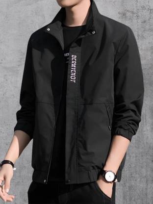ynam Full Sleeve Solid Men Jacket