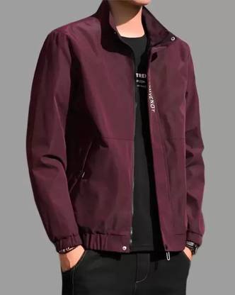 ynam Full Sleeve Solid Men Jacket