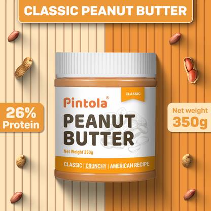 Pintola Classic Peanut Butter American Recipe (Crunchy)