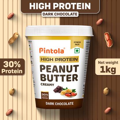 Pintola HIGH Protein Peanut Butter (Dark Chocolate) (Creamy)