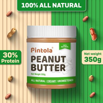 Pintola All Natural Peanut Butter (Creamy) (Unsweetened)