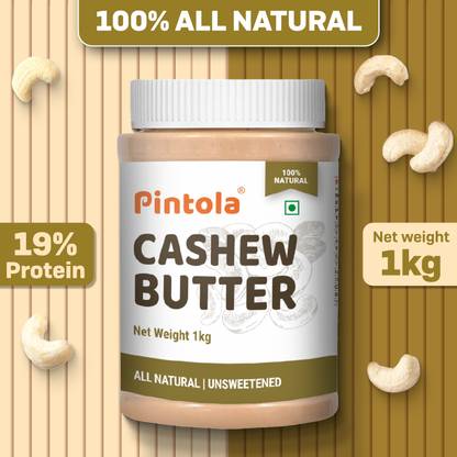 Pintola All Natural CASHEW Butter (Unsweetened)
