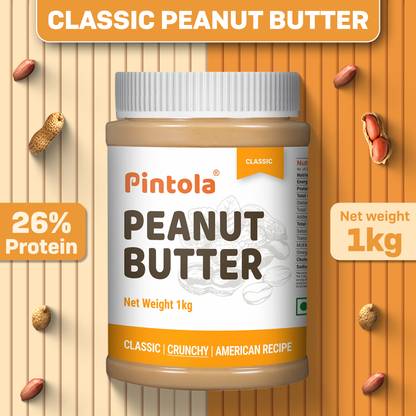 Pintola Classic Peanut Butter American Recipe (Crunchy)