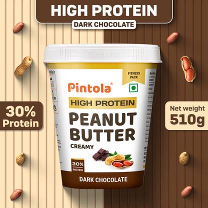 Pintola HIGH Protein Peanut Butter (Dark Chocolate) (Creamy)