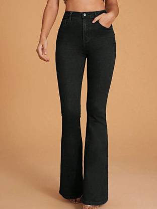NUCOUTHS the style you love Regular Women Black Jeans